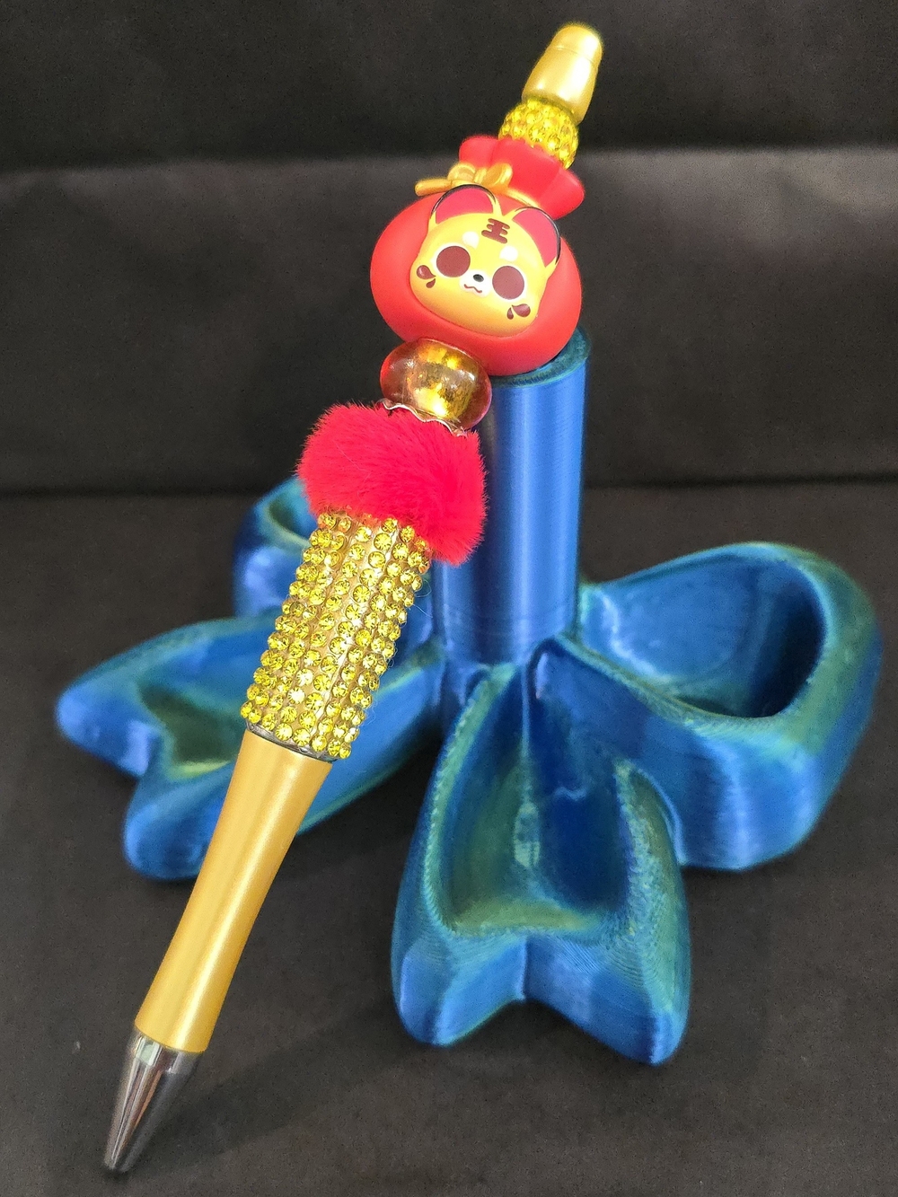 Gold and Red Custom Pen